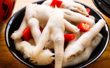 White Chicken Feet Recipe (Baiyun Chicken Feet) Sweet and Sour Dish With Vinegar