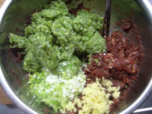 Get the filling ready first.