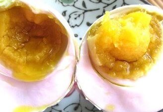 Homemade Oily Salted Duck Eggs