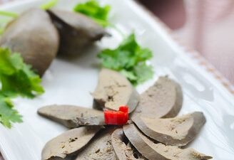 Boiled Duck Liver with Salt