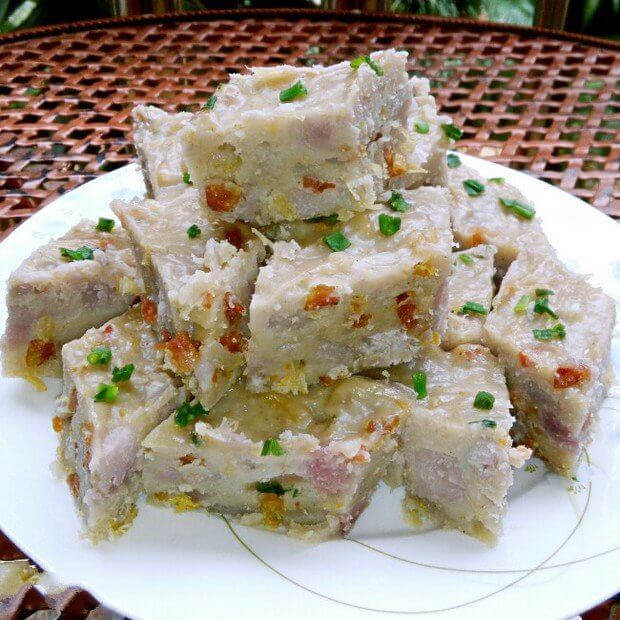 The Black Sesame Taro Cake Miss Chinese Food