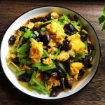 Celery Black Fungus Scrambled Eggs