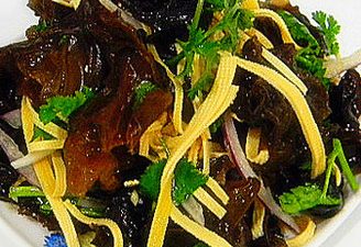 Black Fungus Mixed with Bean Curd Skin