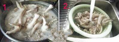 Put clean water in the pot