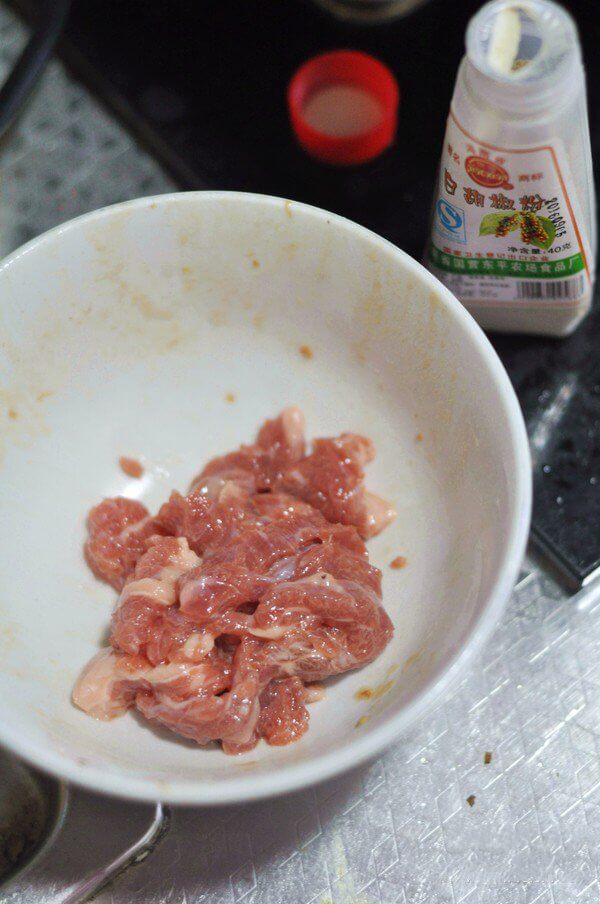 Marinate the beef