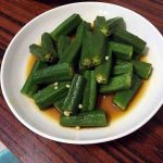 Okra with oyster sauce