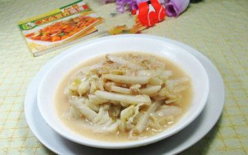 stir-fried cabbage with fermented bean curd