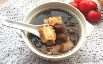 Wild Hazel Mushroom Pork Ribs Soup