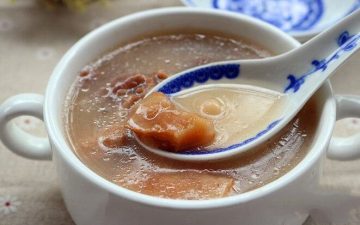 Barley And Poria Cotta Soup