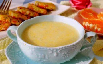 Milk-flavored Egg Yolk Porridge