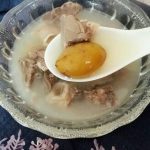 Olive Pork Lung Soup