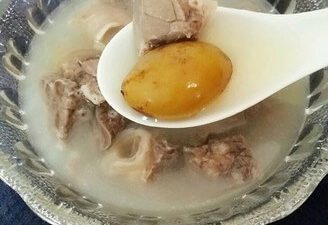 Olive Pork Lung Soup