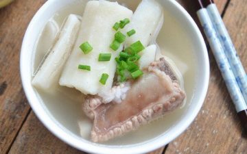Yam Pork Ribs Soup