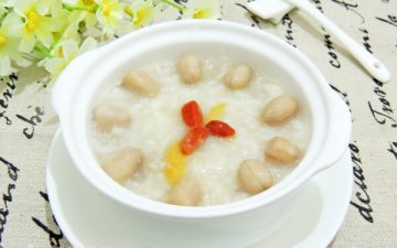 Tangerine Peel Peanut Porridge