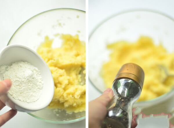 Add raw powder and mix well,