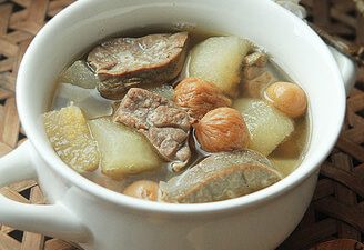 Pear Pork Lung Soup