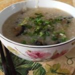 Sea Cucumber and Mushroom Porridge