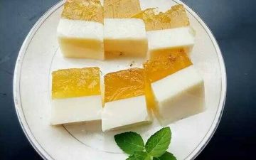coconut milk osmanthus cake.