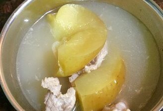 Apple Lean Meat Soup