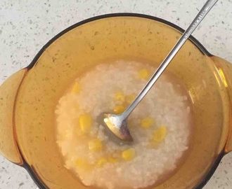 baby corn porridge