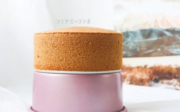 red date paste chiffon cake