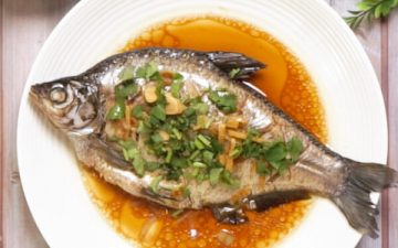 Microwave Steamed Fish