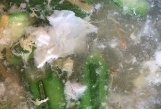 Loofah Egg Soup
