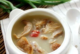 Monkey Head Mushroom Pork Belly Soup