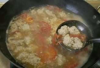 Tomato Meatball Soup