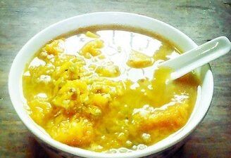 Pumpkin Mung Bean Soup