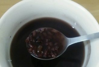 Black Rice Black Bean and Sesame Porridge