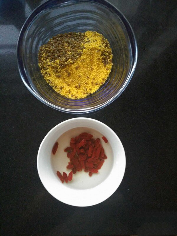 Wash millet