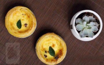 Red Bean Portuguese Tart.