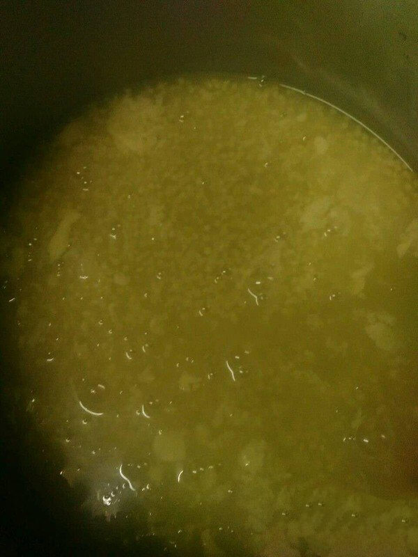 After the water is boiled