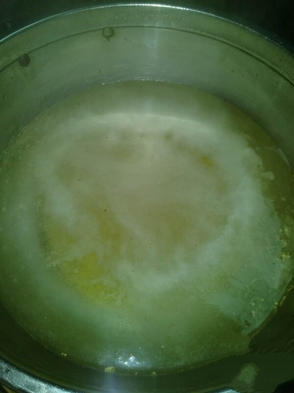 Then pour the right amount of water