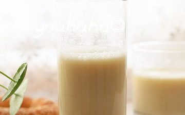 Super concentrated soy milk.