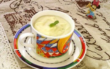 Yam milk drink