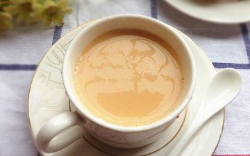 Carrot soy milk.