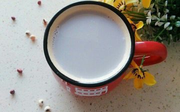 Red Bean Barley Soy Milk