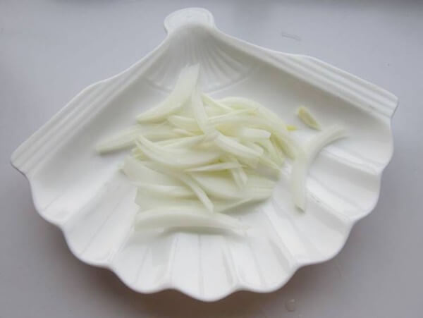 Shred the onion