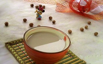 Lotus Seed Soy Milk.