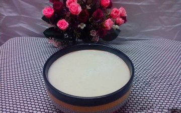 Pearl barley soy milk.