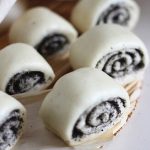 Steamed Buns with Black Sesame