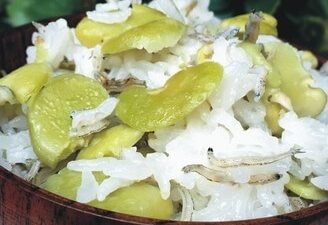 Fish and Broad Bean Rice