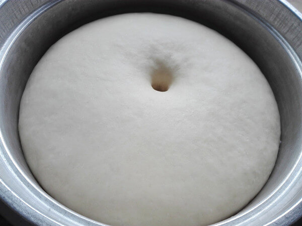 Knead the dough until the surface is smooth