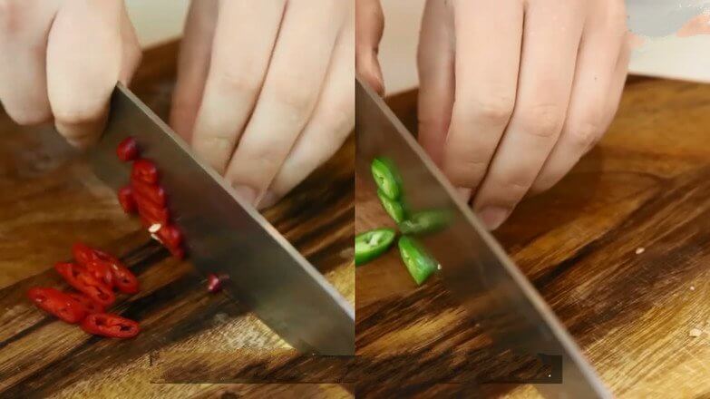 Chopped peppers