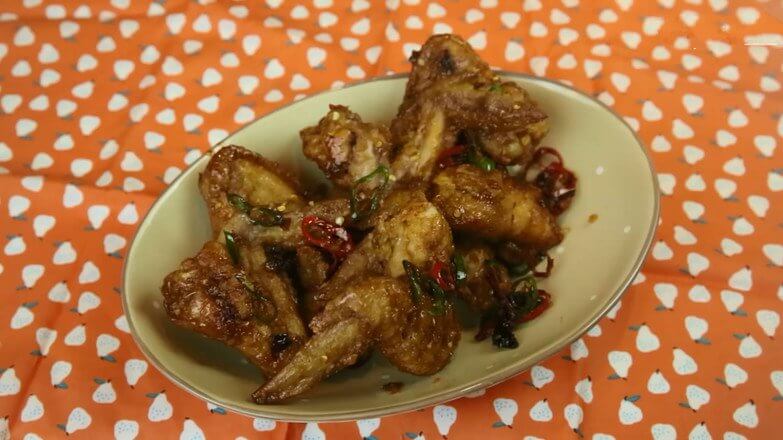 Korean style fried chicken.