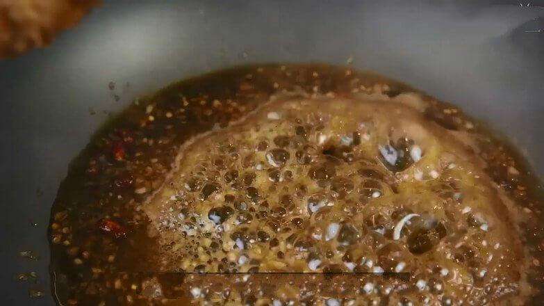 Pour the prepared sauce into a pan and bring to a boil