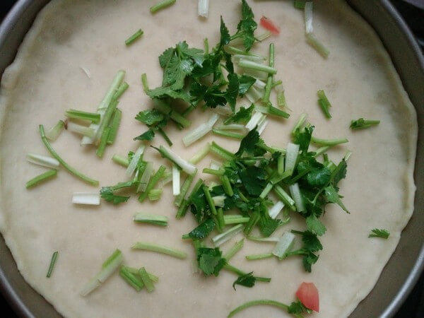 Prepare ingredients for pizza
