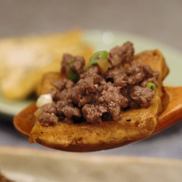 Beef tofu.